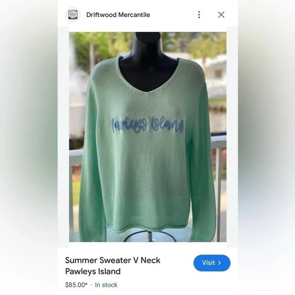 sweater,women large,boho cotton,knit,embroidery. boxy,coastal ,made in USA - Picture 2 of 13